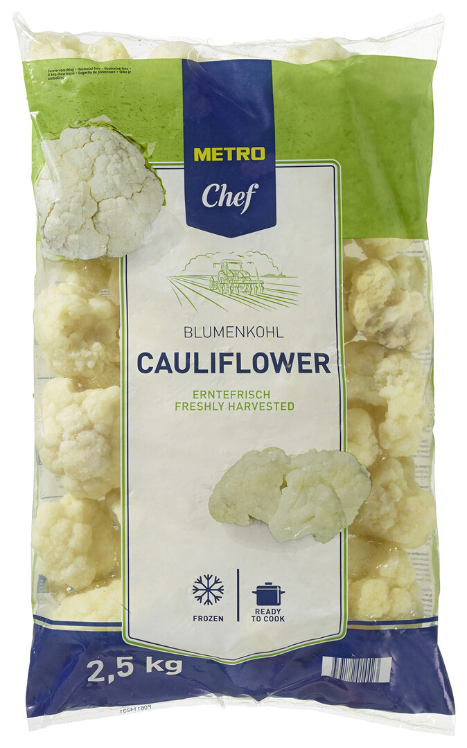 METRO Chef Karfiol mraz. 2,5 kg