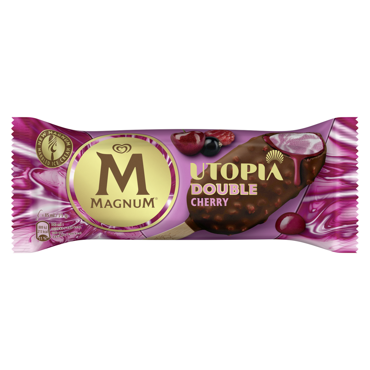 ALGIDA MAGNUM Utopia double cherry nanuk mraz. 20 x 85 ml