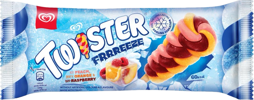 ALGIDA TWISTER Frrreeze nanuk mraz. 35 x 70 ml