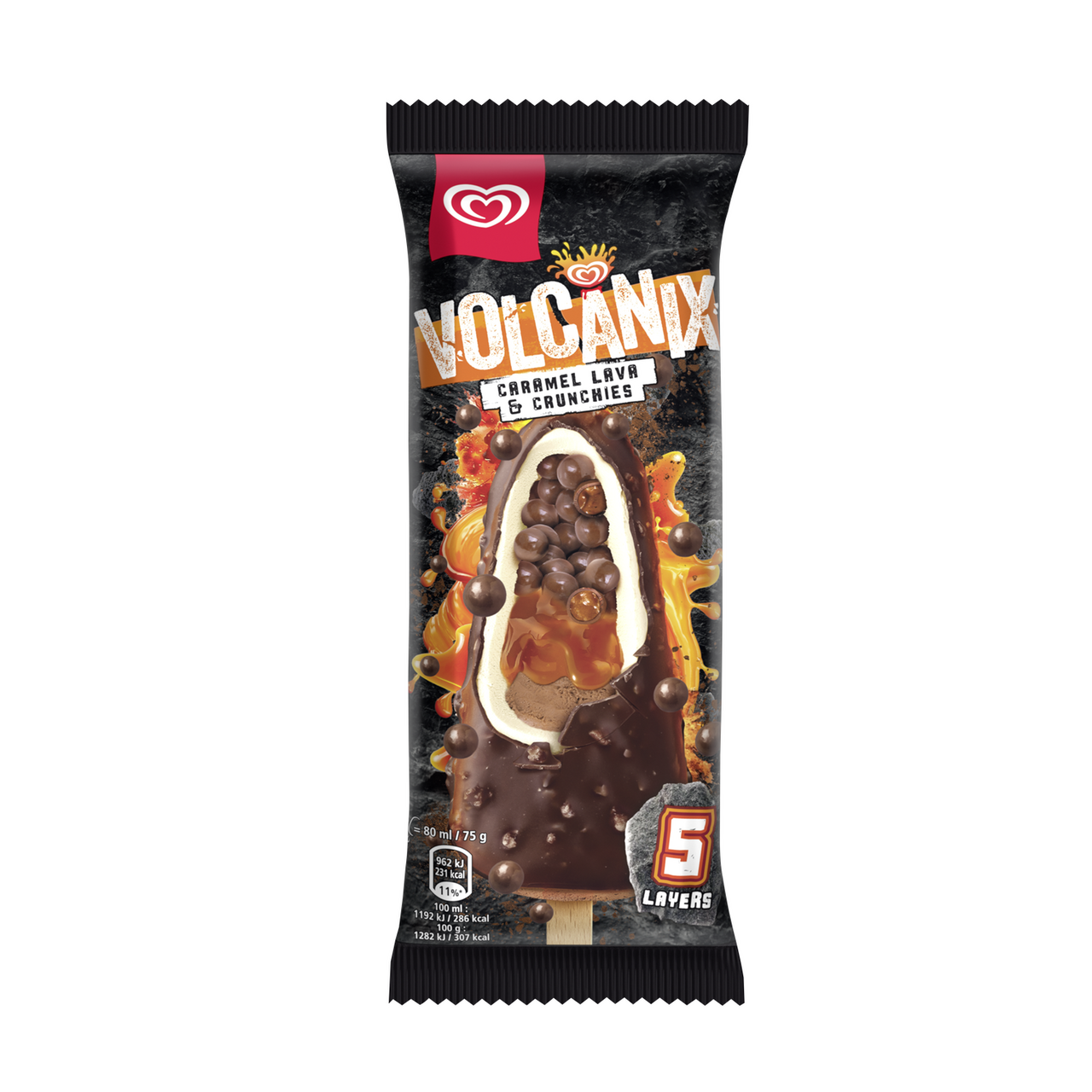 ALGIDA VOLCANIX nanuk mraz. 24 x 80 ml