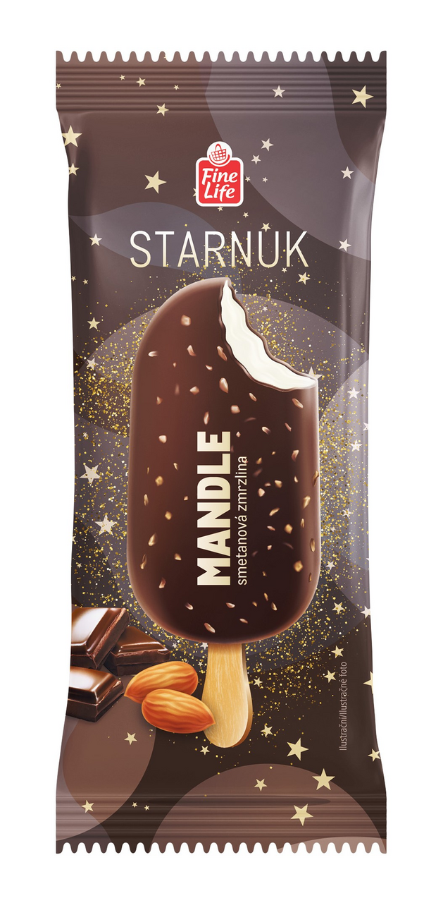 Fine Life STARNUK s mandľami nanuk mraz. 24 x 70 g