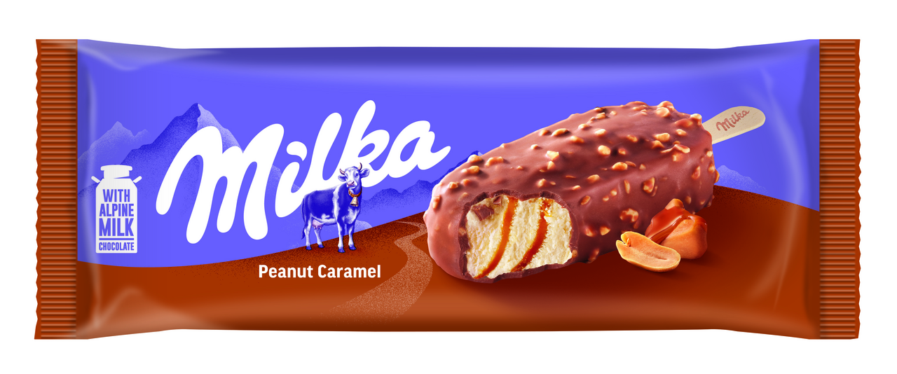 Milka Peanut Caramel nanuk mraz. 20 x 90 ml