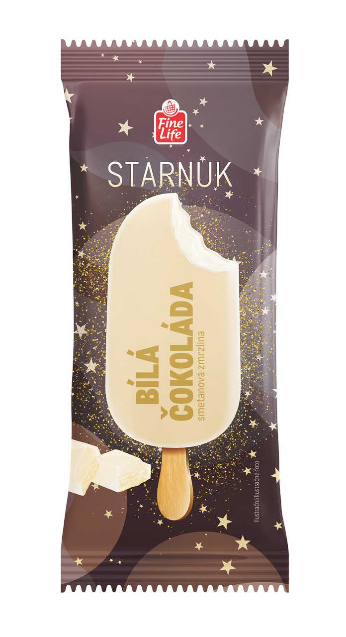 Fine Life STARNUK biela čokoláda nanuk mraz. 24 x 70 g