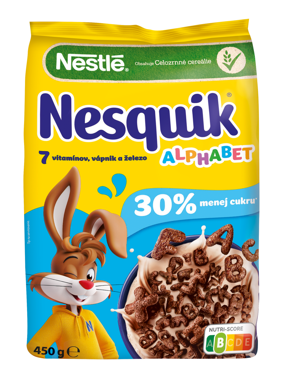 Nestlé Nesquik Alphabet cereálie 450 g