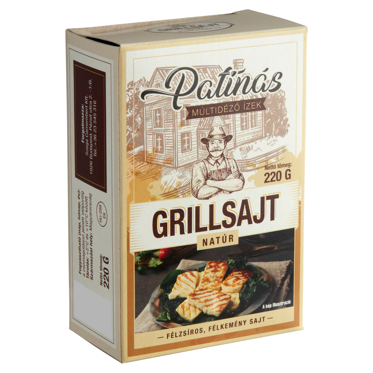 Patinás Syr na gril natur chlad. 220 g