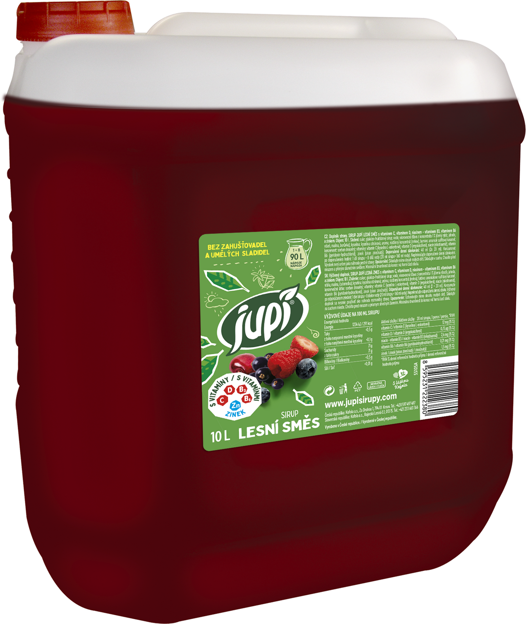 JUPÍ Sirup lesná zmes 10 l