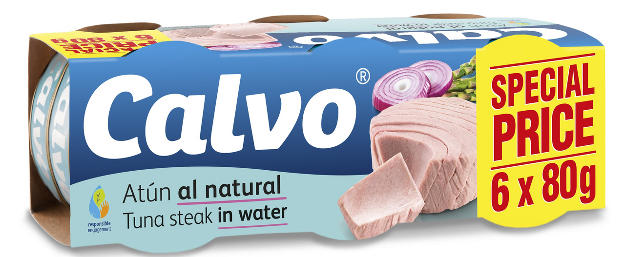 CALVO TUNIAK VO VL. ŠŤA. 6x80g