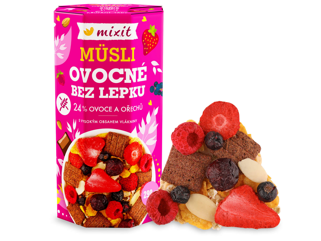 mixit Müsli ovocné bez lepku 290 g