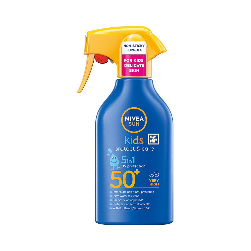 NIVEA Sun Detský sprej na opaľovanie OF50 250 ml