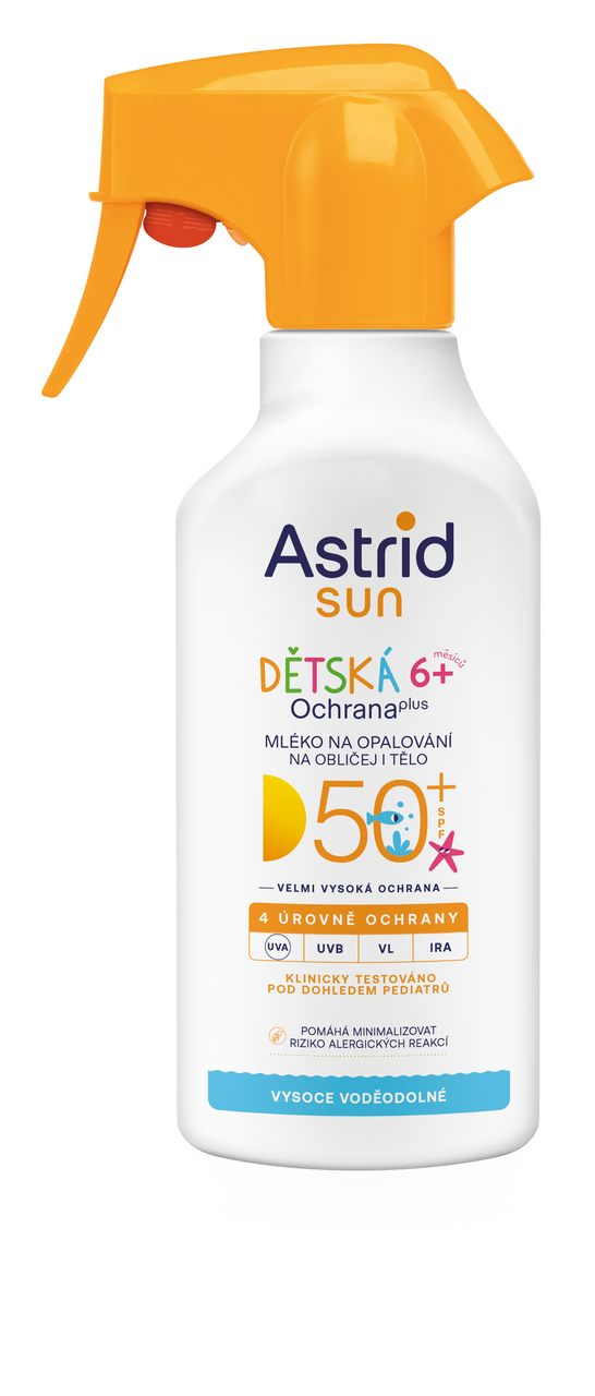 Astrid Sun Detské mlieko na opaľovanie OF50 270 ml