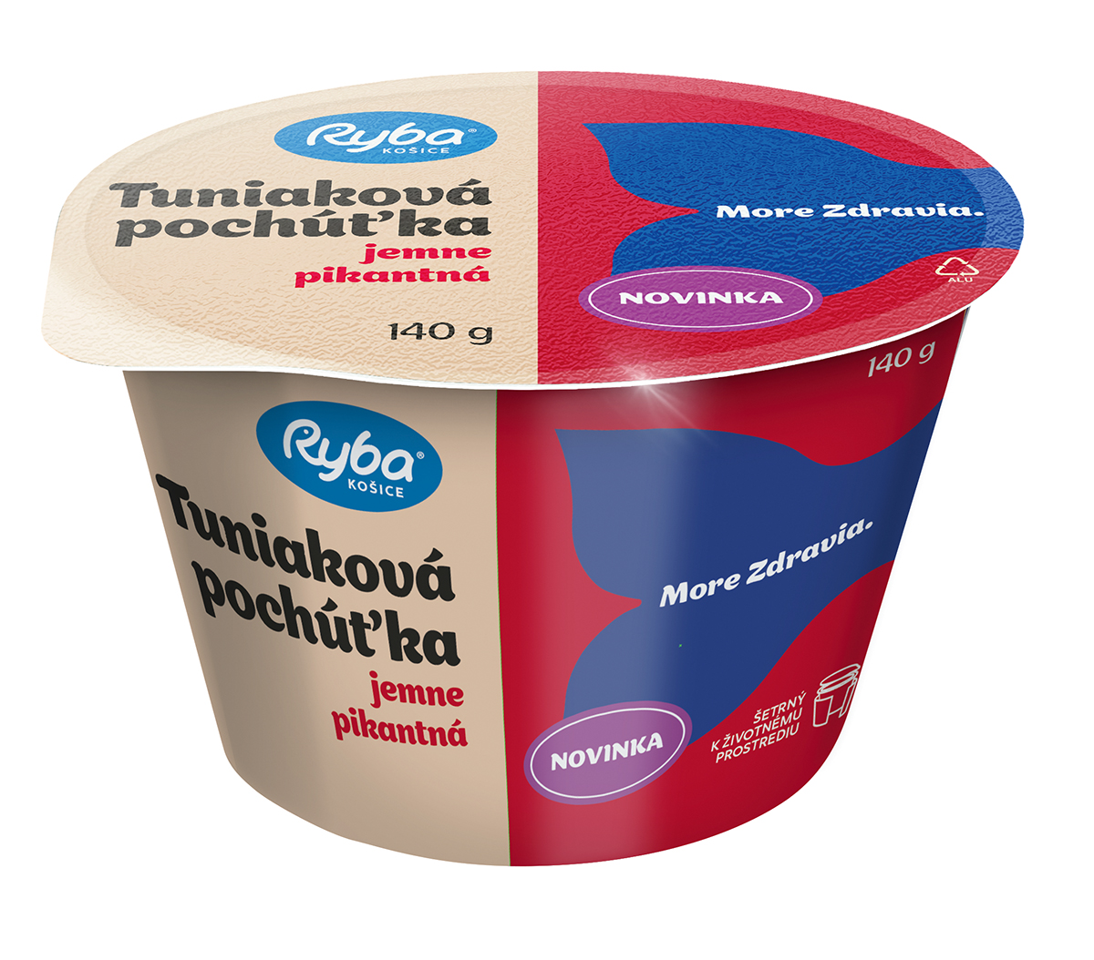 Ryba Košice Tuniaková pochúťka jemne pikantná chlad. 140 g