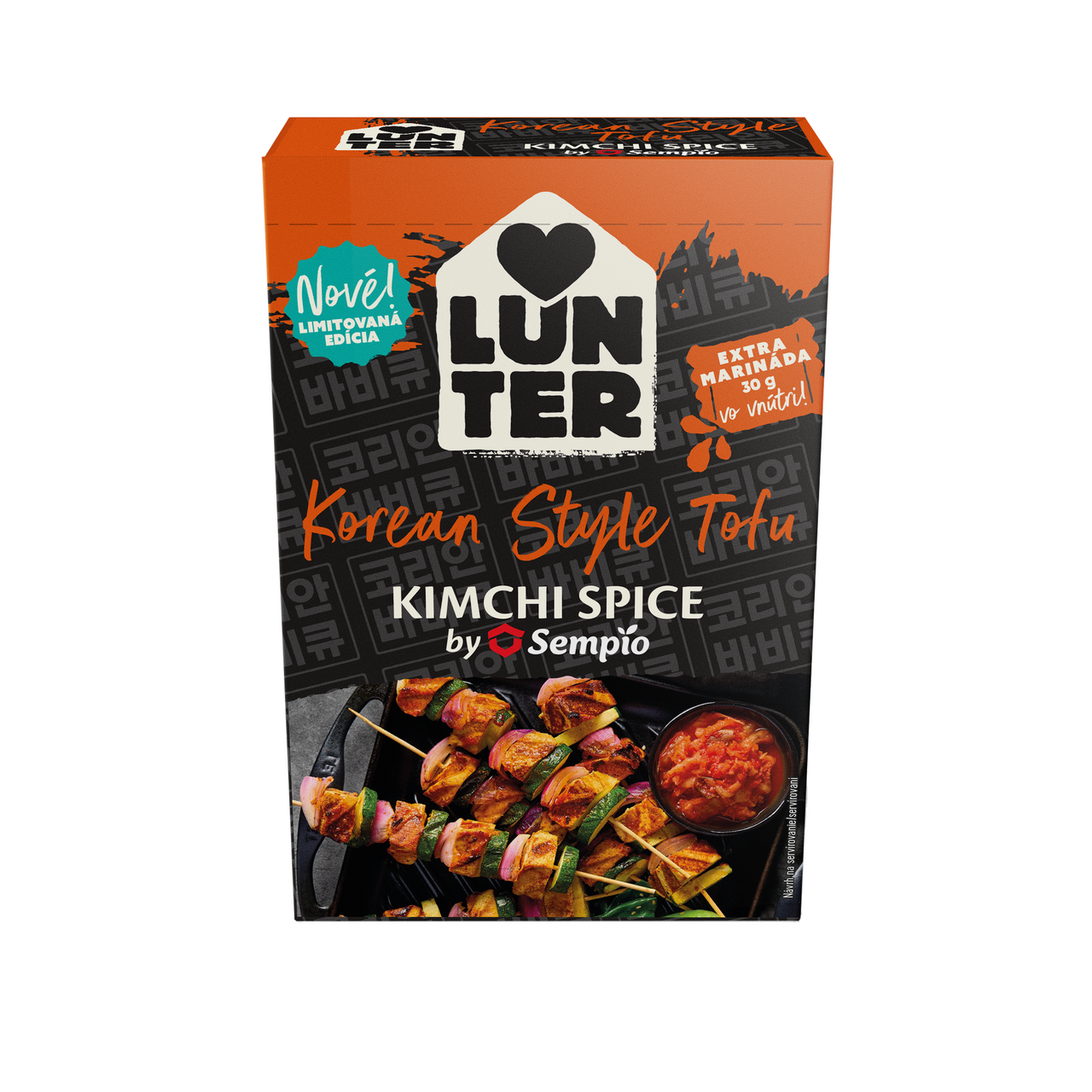 LUNTER Tofu BBQ kimchi spice / kimchi korenie chlad. 210 g