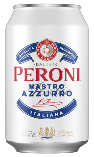 PERONI Nastro Azzurro pivo 330 ml vratná plechovka