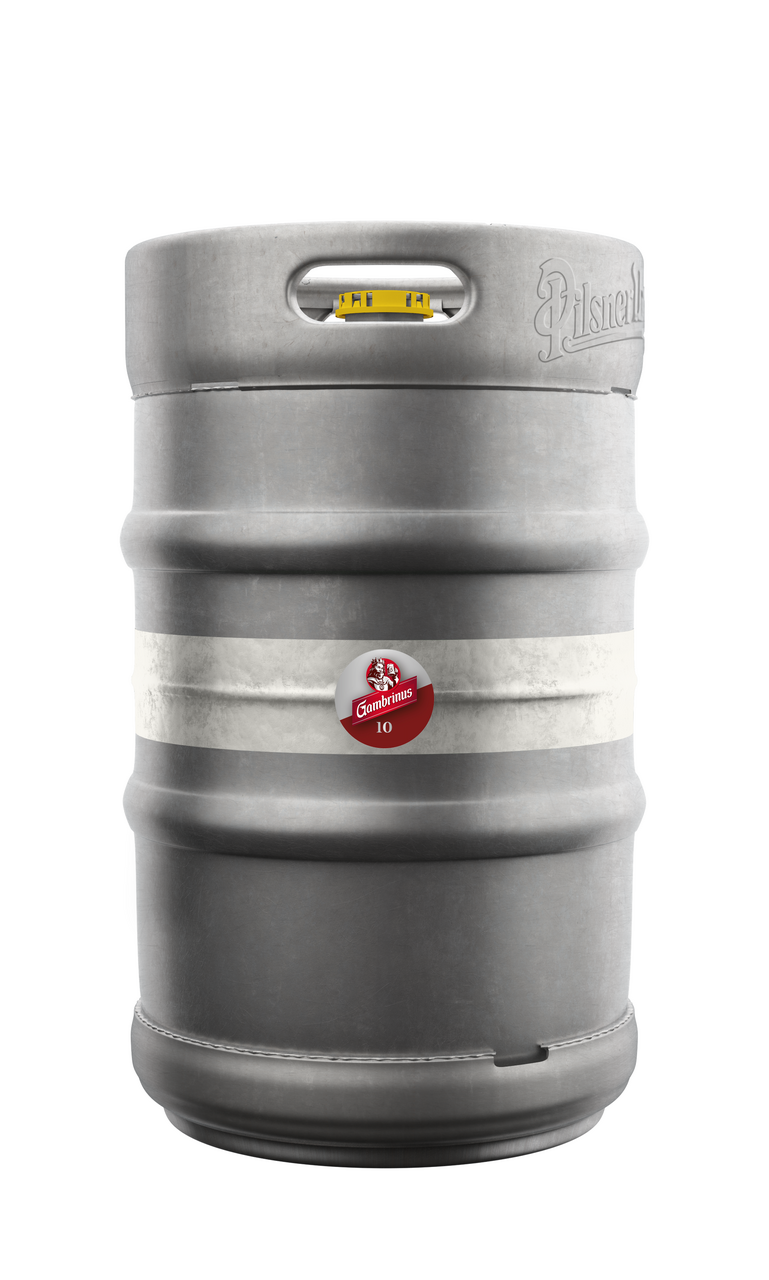 Gambrinus 10° pivo pasterizované 50 l KEG