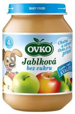OVKO Detská výživa jablková bez cukru 6 x 190 g
