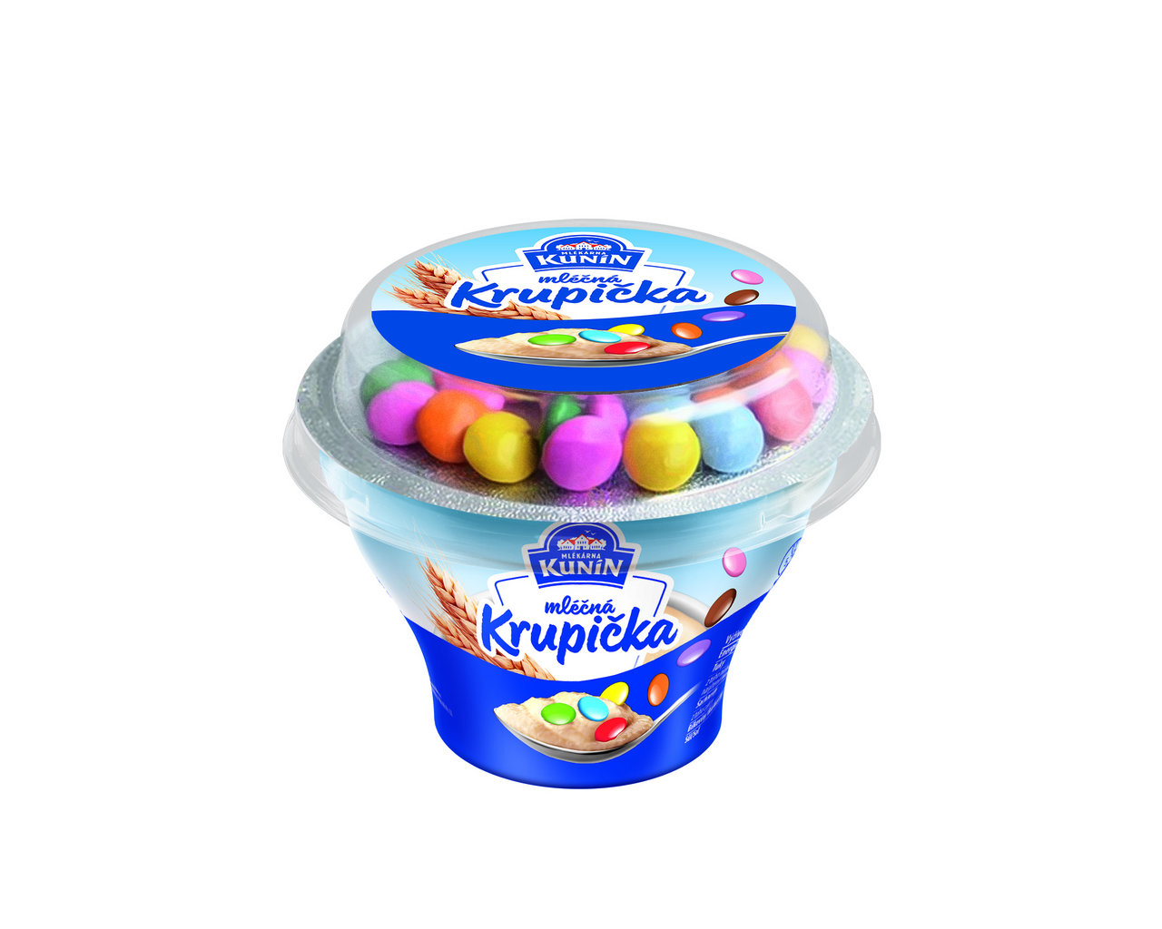 MLÉKÁRNA KUNÍN Krupička čokodražé chlad. 12 x 150 g