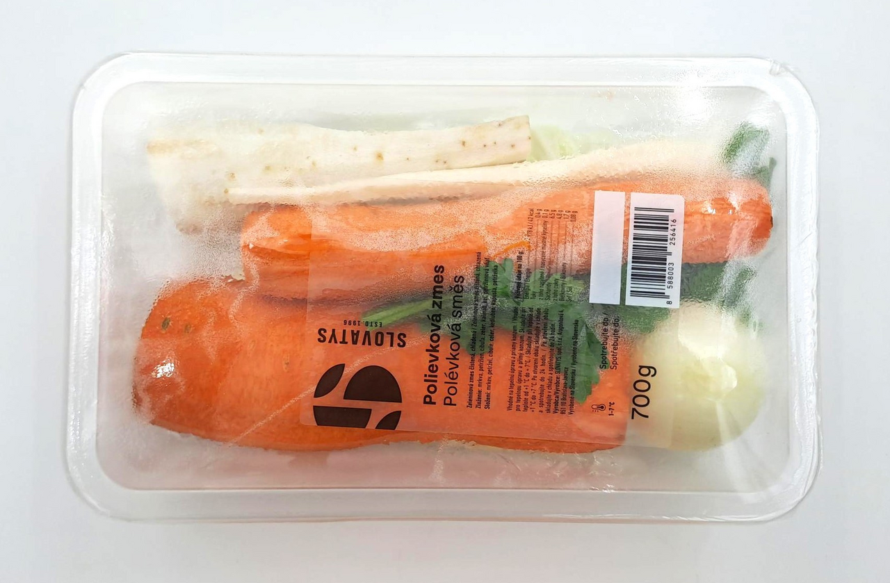 Polievková zelenina očistená chlad. 700 g