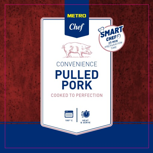 METRO Chef Bravčové trhané mäso sous vide chlad. 1 kg