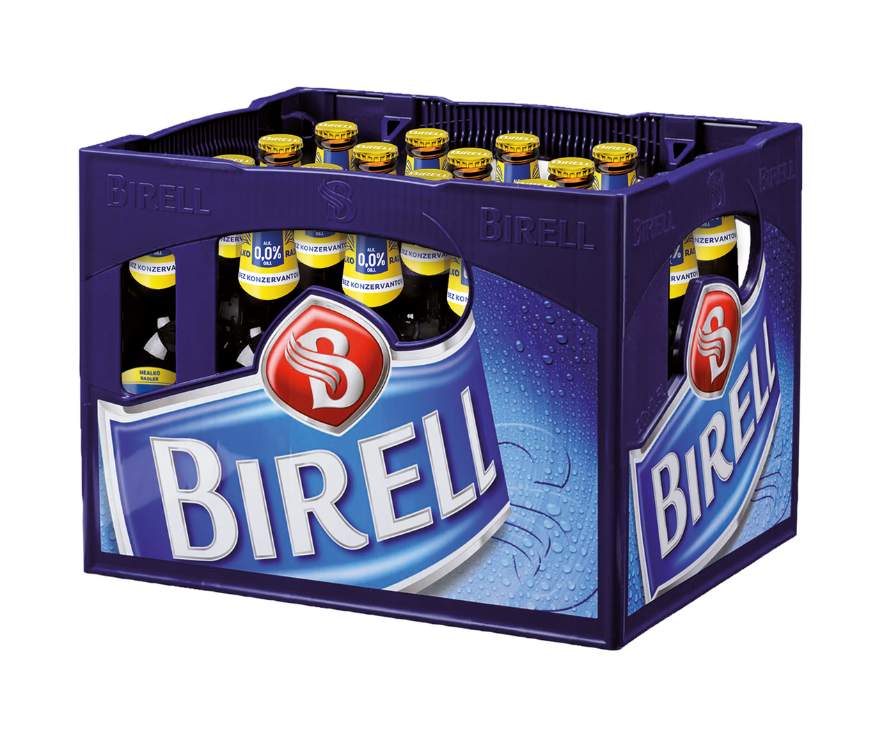 BIRELL 0,0% radler nealkoholický sicílsky citrón 20 x 500 ml SKLO