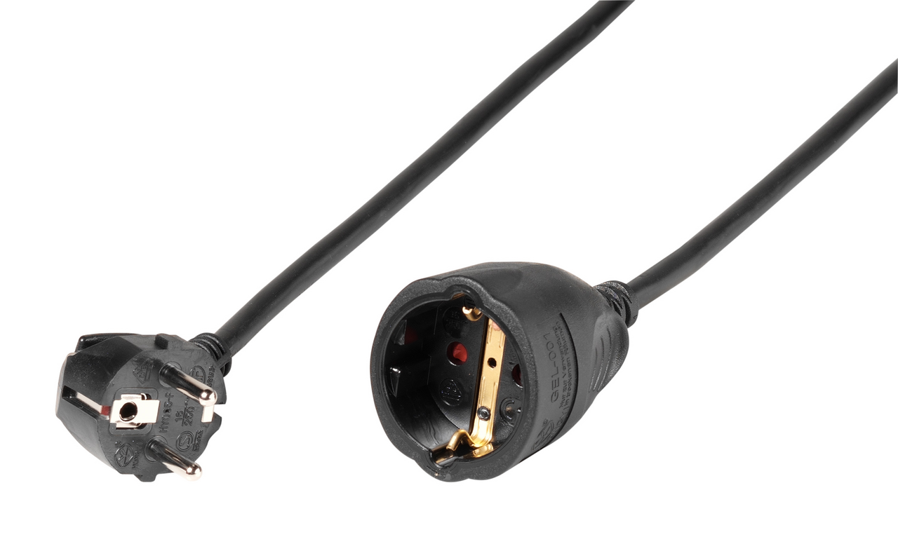 aro Predlžovací kábel 10 m čierny 1 ks