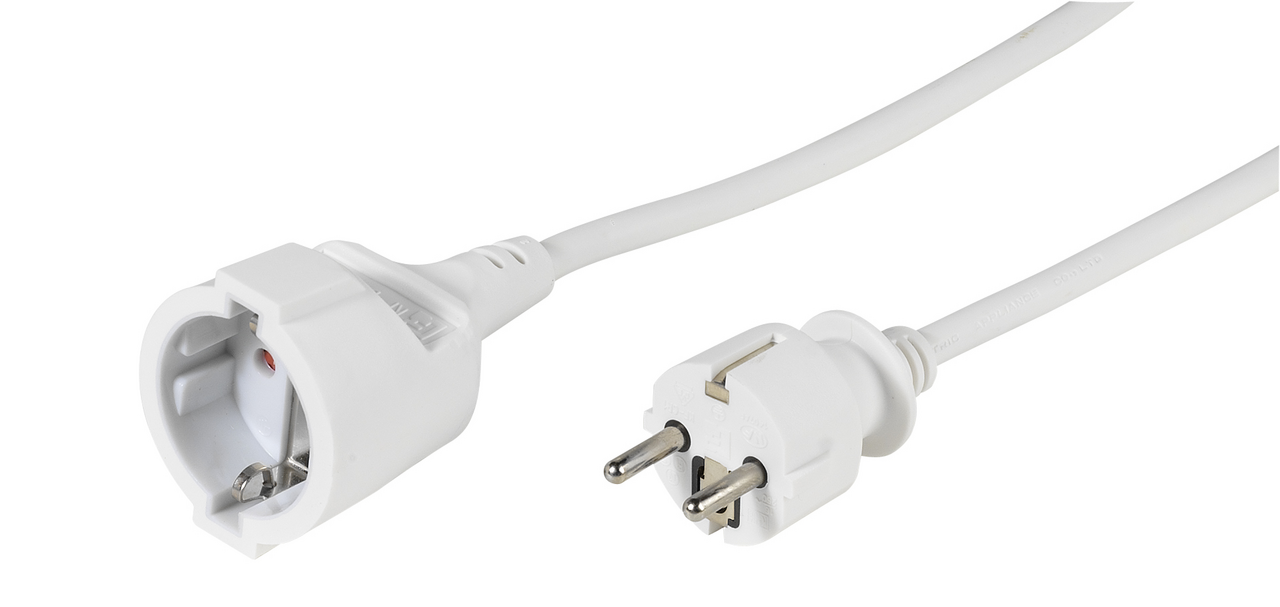 aro Predlžovací kábel 10 m biely 1 ks