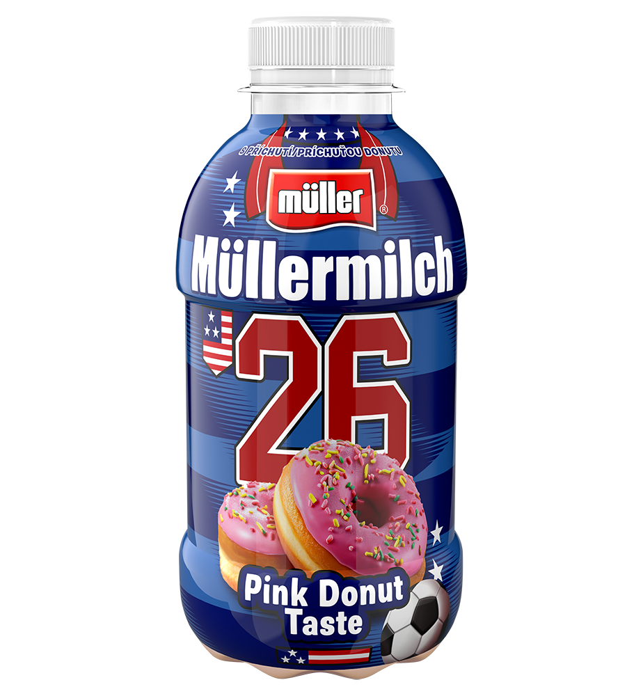 müller Müllermilch Mliečny nápoj football edition chlad.  400 g