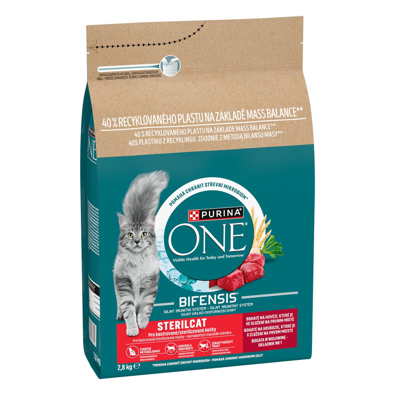 ONE STERILCAT 2,8 kg HOV./PŠEN.