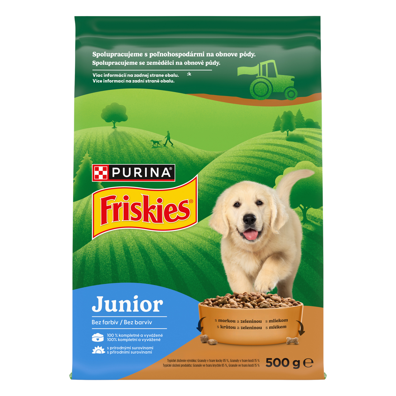 FRISKIES PES JUN. 500g MOR/ZEL.