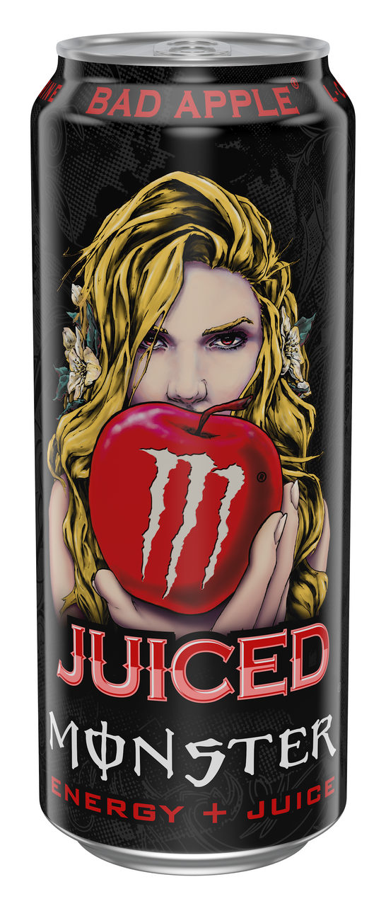 MONSTER Juiced bad apple energetický nápoj 12 x 500 ml vratná plechovka