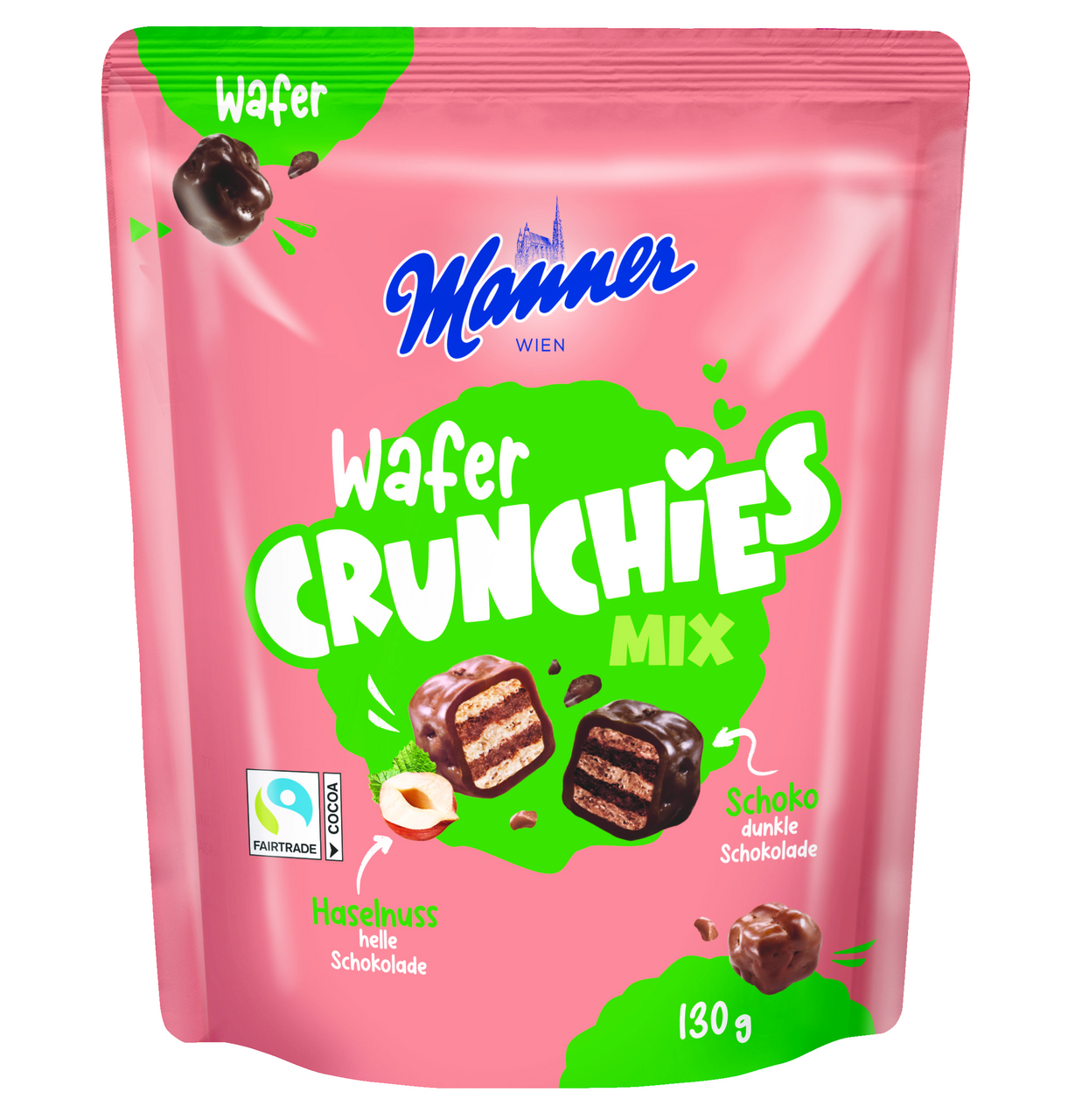 Manner Wafer crunchies mix / chrumkavé oblátky mix 130 g