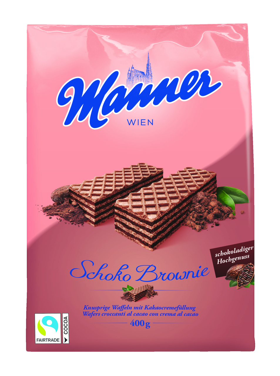 Manner Schoko Brownie / čokoládové brownie 400 g