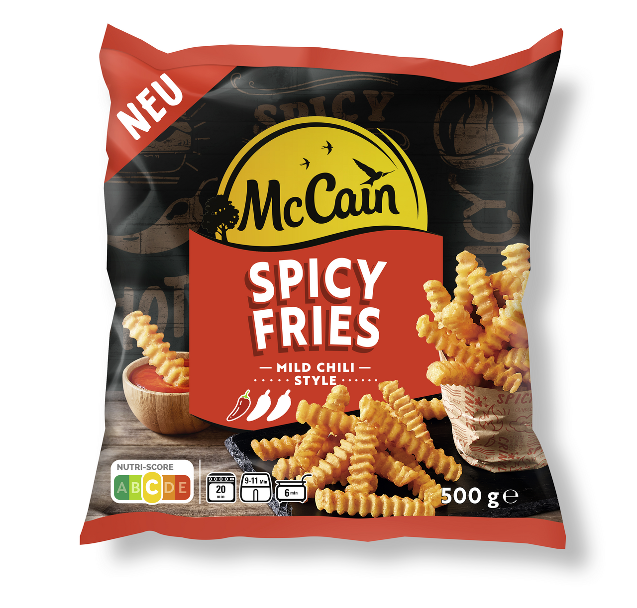 MCCAIN SPICY FRIES 500g