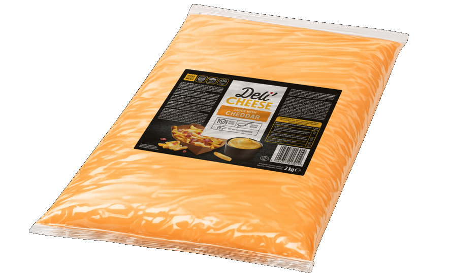 Deli Cheddar syrová omáčka chlad. 2 kg