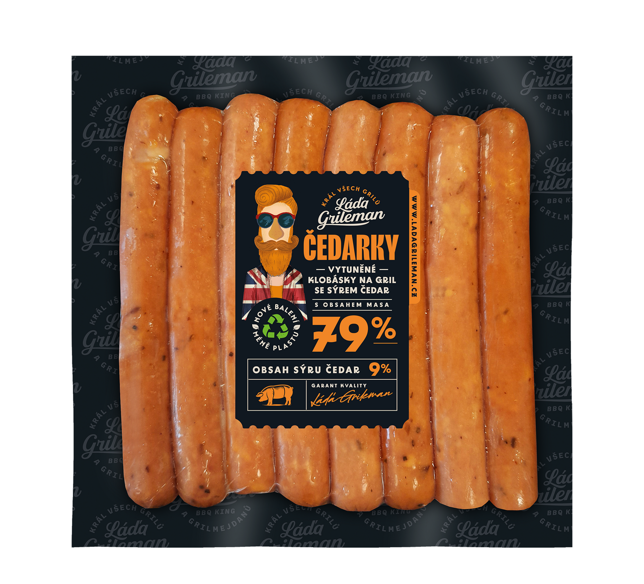 ČEDARKY NA GRIL S ČEDAREM 340g