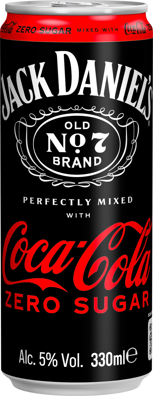 JACK DAN.&COLA zero 330ml PLZ