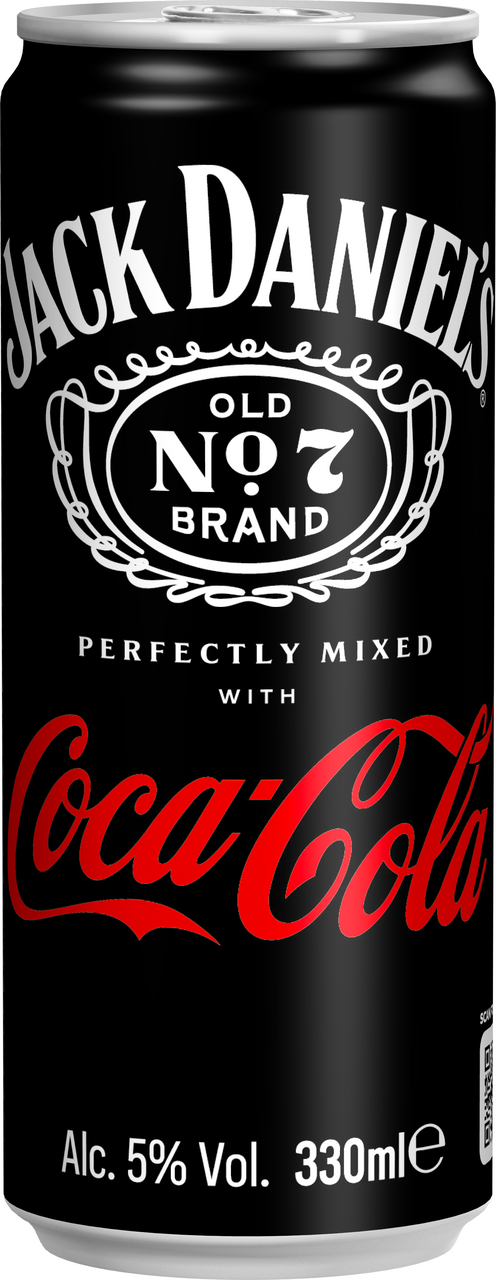 JACK DANIEL'S & COLA 330ml PLZ