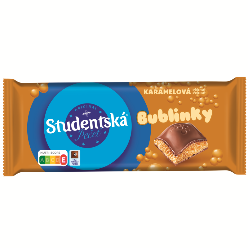 Orion Študentská pečať Bublinky s karamelom 15 x 90 g