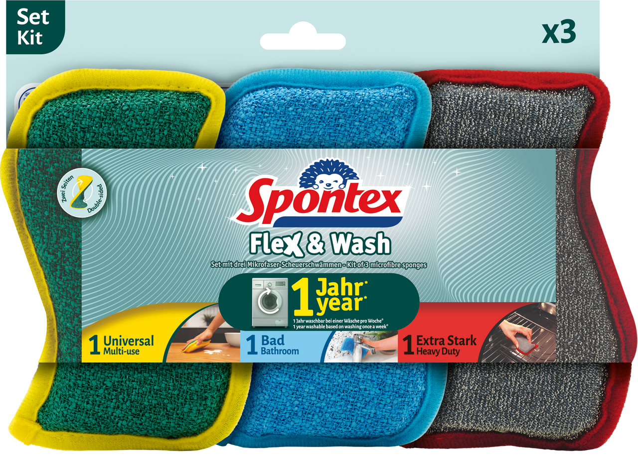 Spontex Flex & Wash set utierok 3 ks