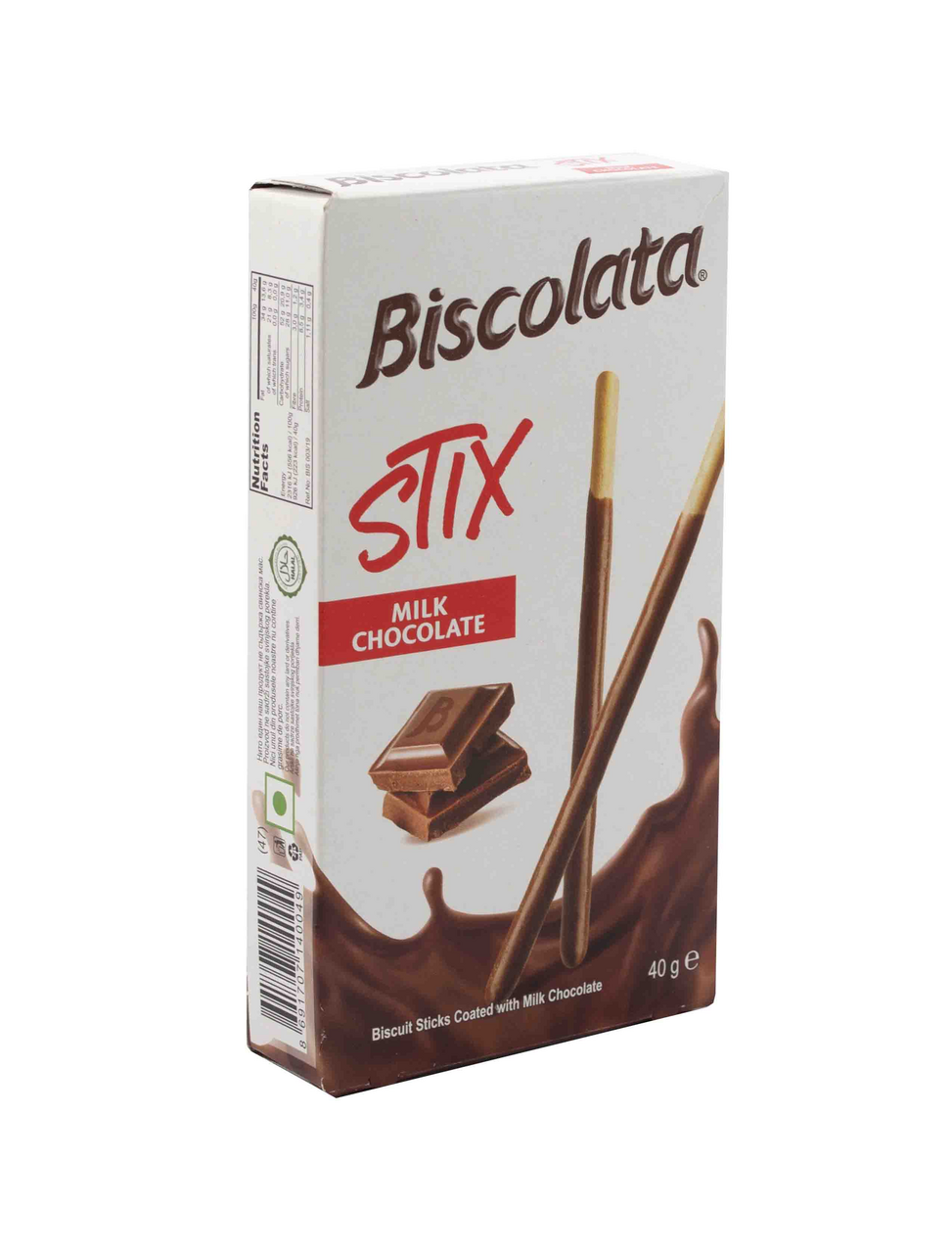 Biscolata Stix milk chocolate 40 g