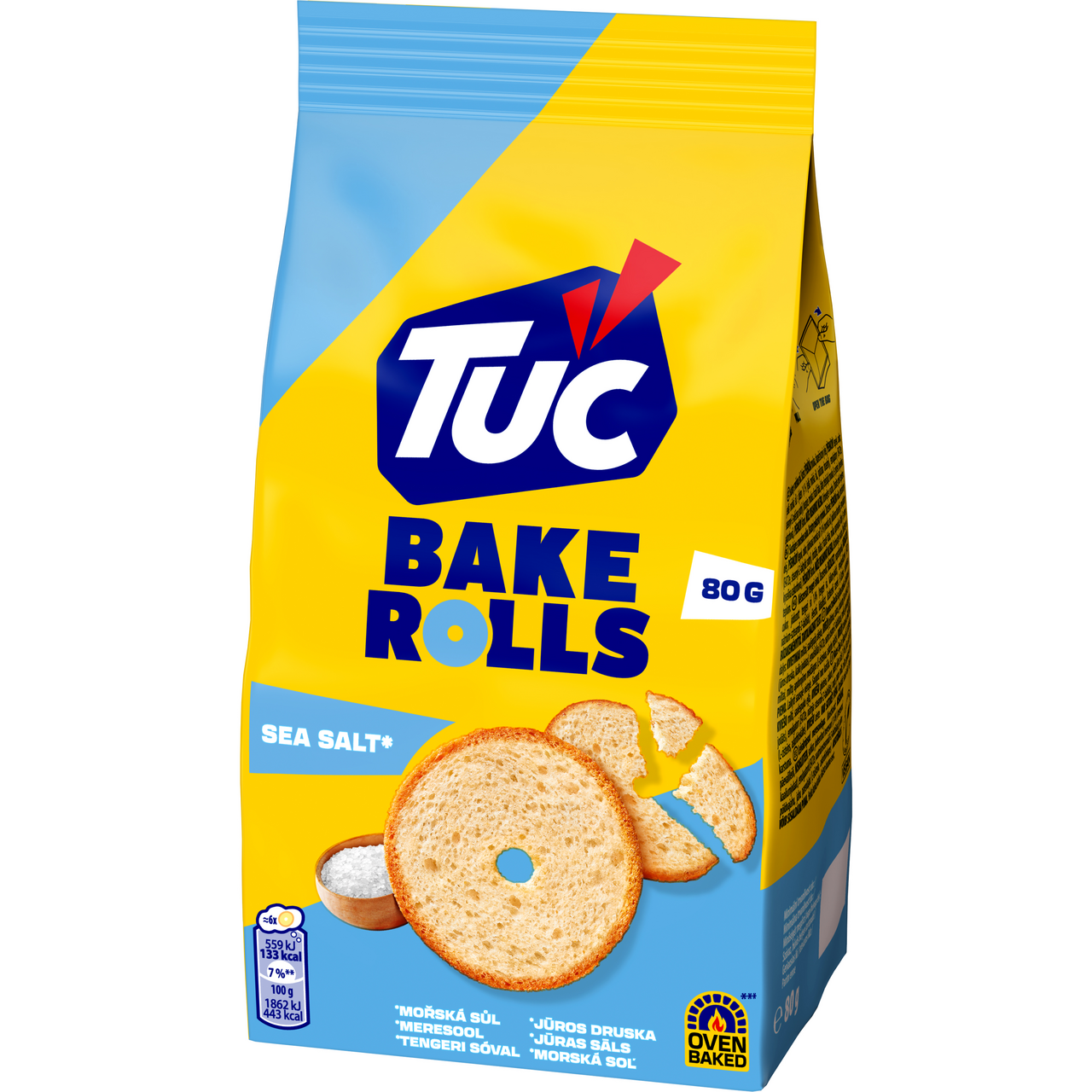 TUC BAKE ROLLS SOĽ 80g