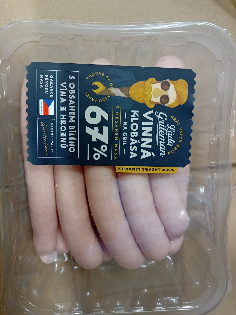 VINNÁ KLOBÁSA NA GRIL 500G OA