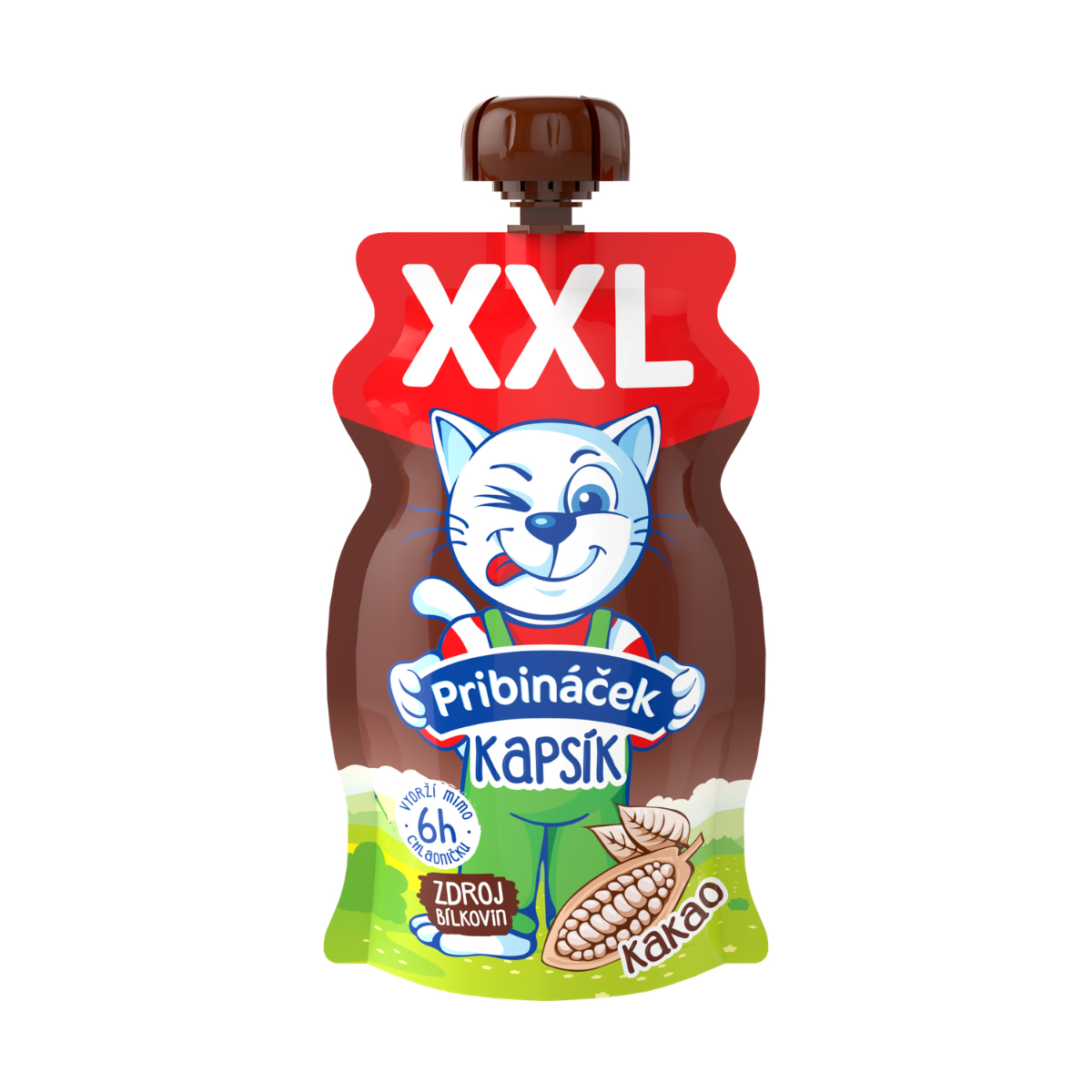 Pribináček Kapsík XXL kakao chlad. 120 g