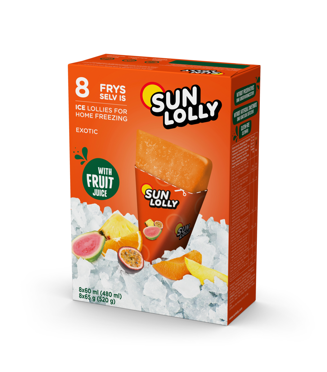 SUN LOLLY 8X60ml EXOTIC