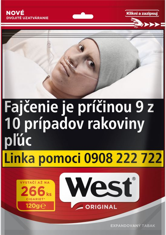 TABAK WEST RED 120g KZ 8x