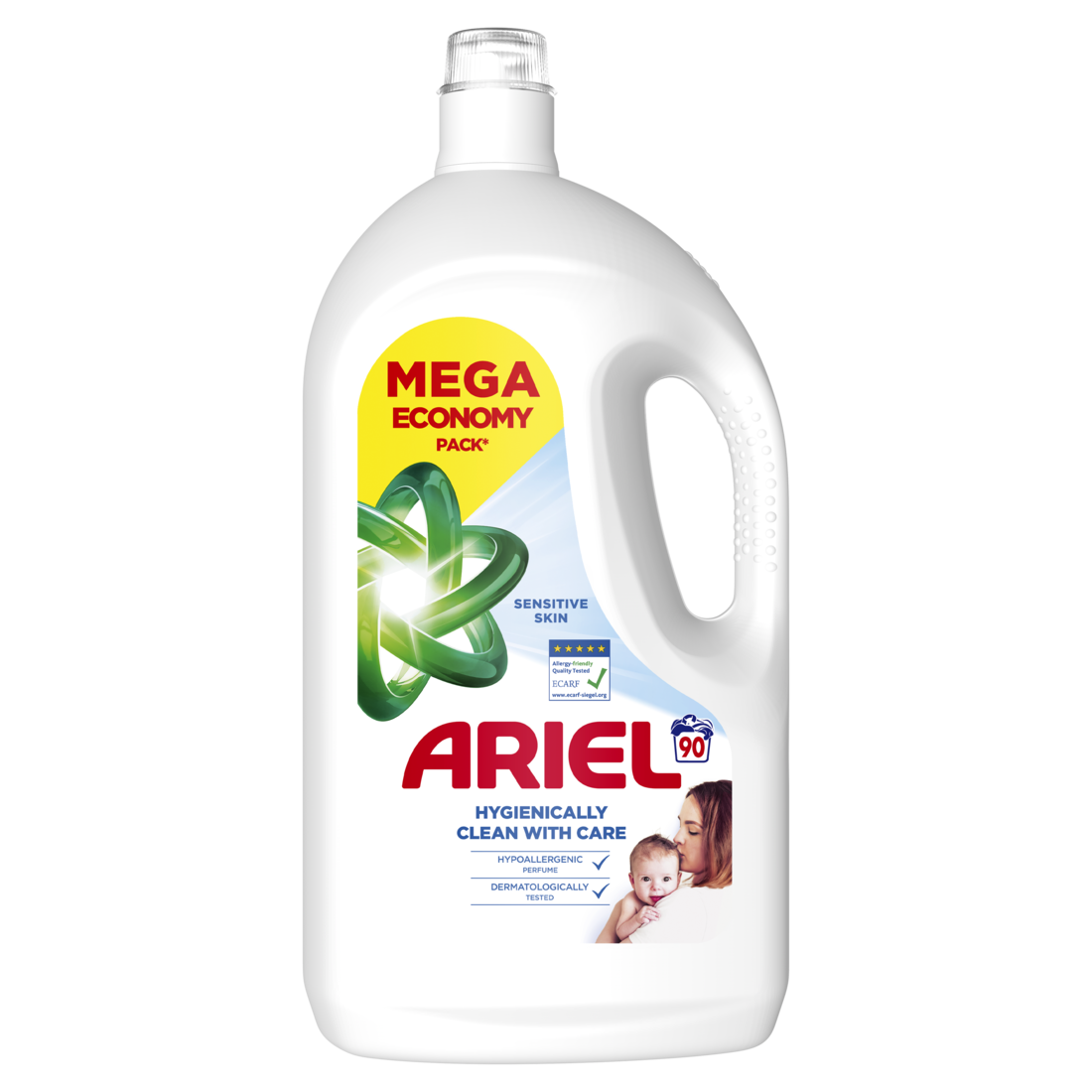 ARIEL Sensitive prací gél (90 praní) 4,05 l