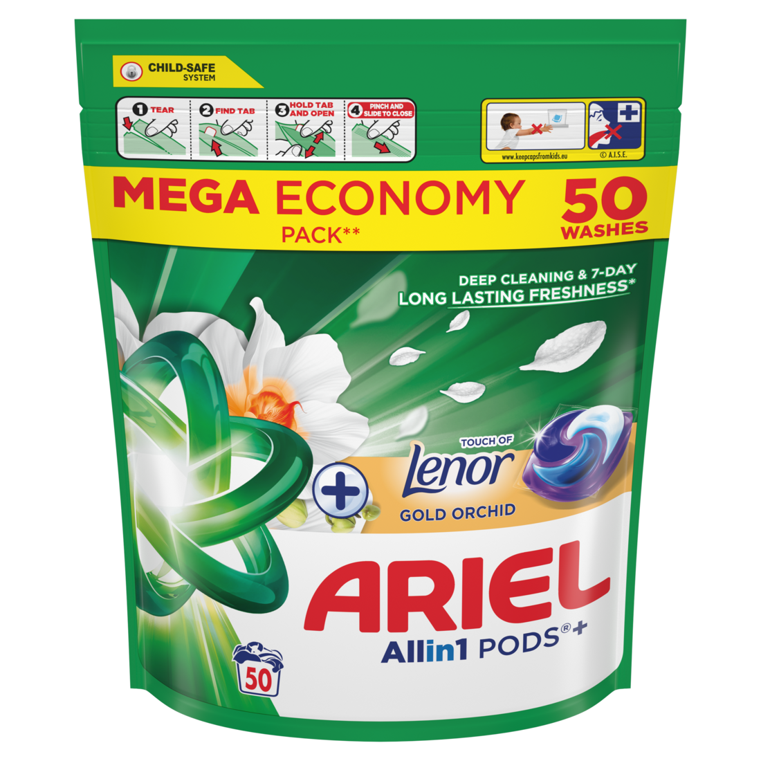 ARIEL Gold Orchid gélové kapsuly 50 ks