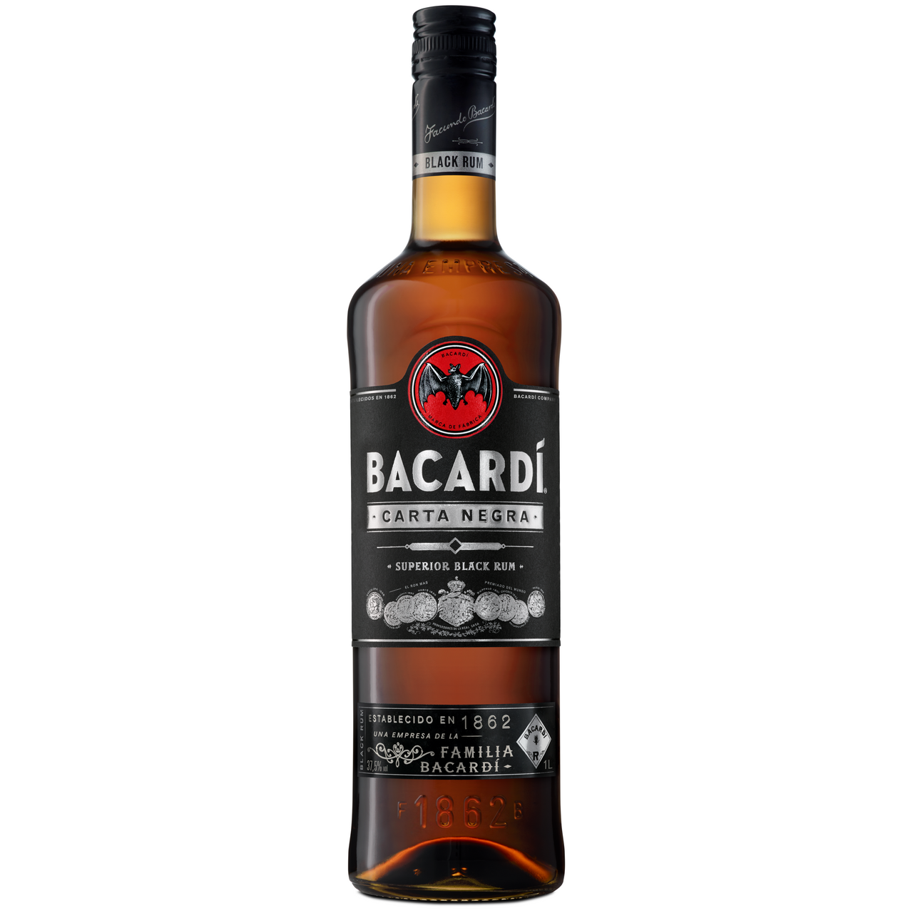 BACARDÍ Carta Negra 37,5% 1 l
