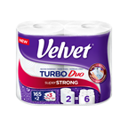 Velvet Turbo Duo kuchynské utierky 3 vrstvové 2 ks