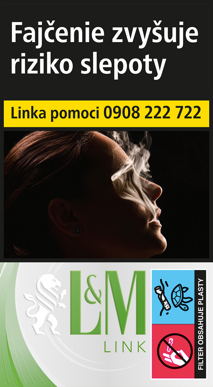 L&M Link Bright 100 dlhé 20 ks KC 6,00 10 krab. kolok L tvrdé bal. VO cena