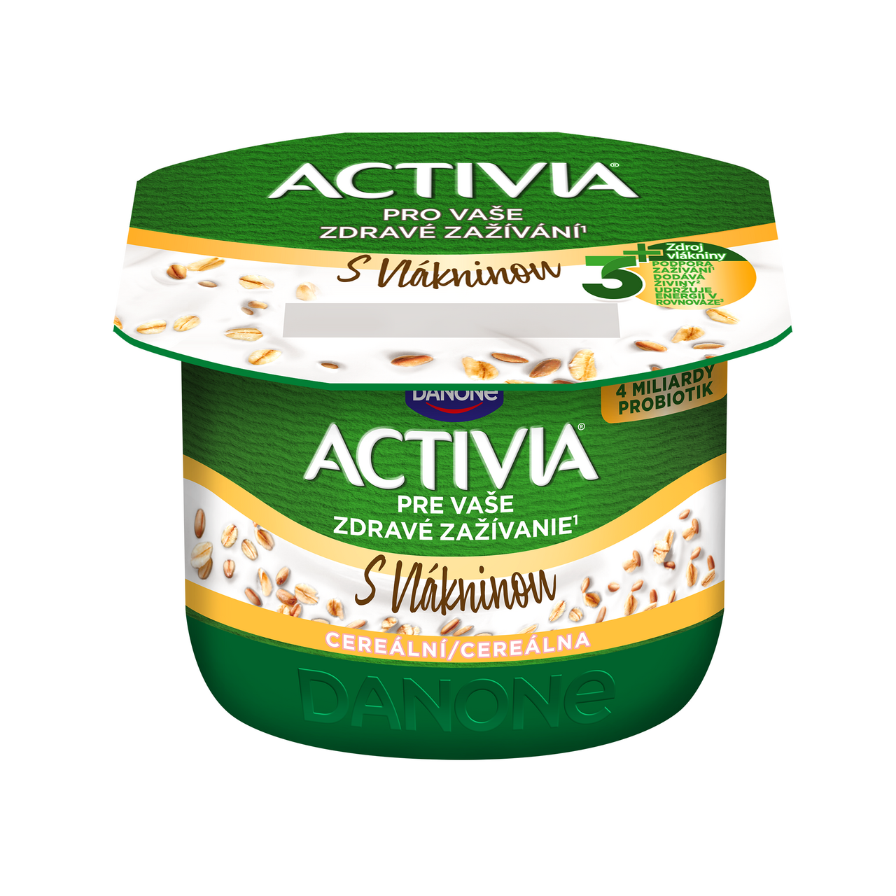 DANONE ACTIVIA Jogurt multicereálie chlad. 8 x 120 g